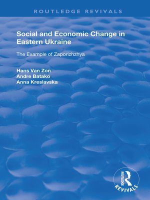 cover image of Social and Economic Change in Eastern Ukraine
